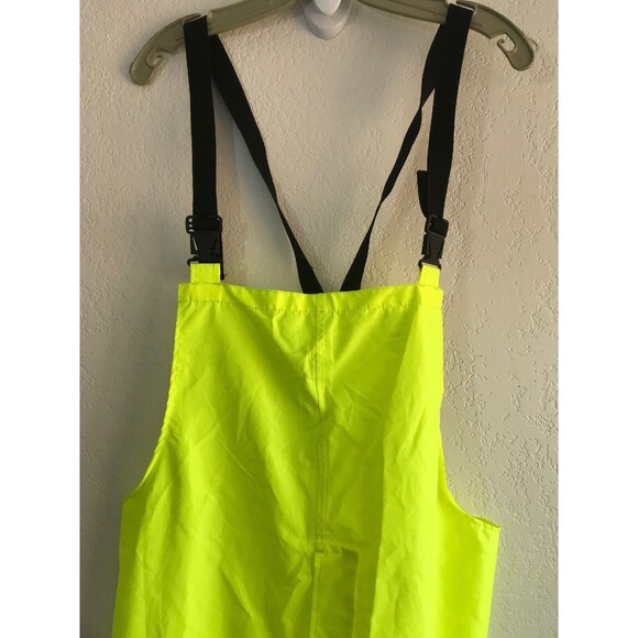 Vision Overall Ylw/Green Breathable M TINGLEY O23122 Meets ANSI/SEA 107-2010 - Picture 2 of 9